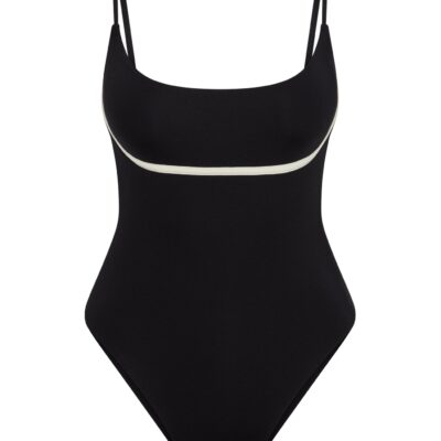 Sausalito One Piece – Black/Ivory