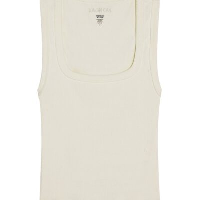 Tash Tank – Ivory Rib