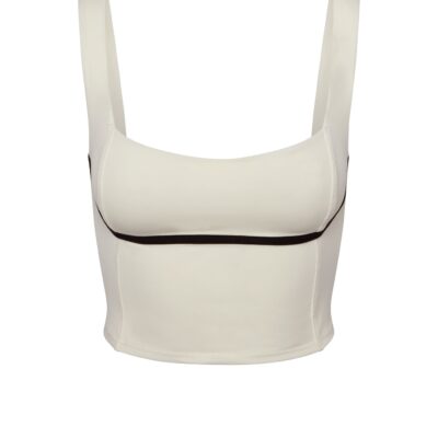 Zion Tank – Ivory/Black