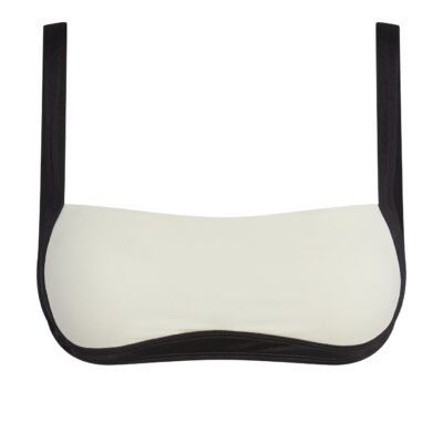 Santorini Top – Ivory/Black