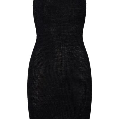 Bimini Dress – Black Crinkle