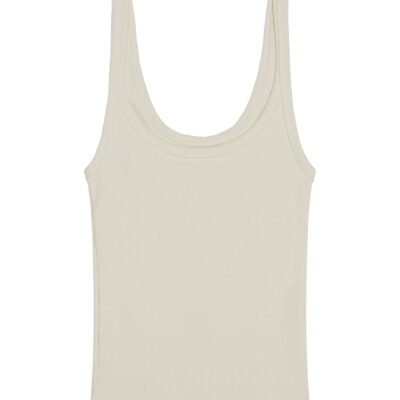 Devin Tank – Ivory Rib