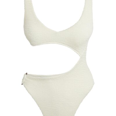 St. Barth’s One Piece – Ivory Crinkle