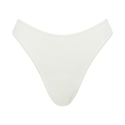 Bel Air Knitwear Bottom – White Rib