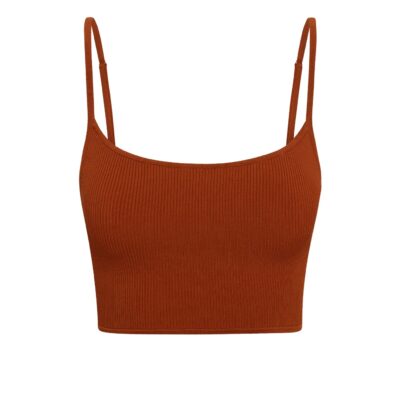 Beverly Hills Knitwear Top – Copper Rib