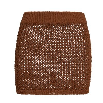 Venice Skirt – Bronze Diamond Crochet